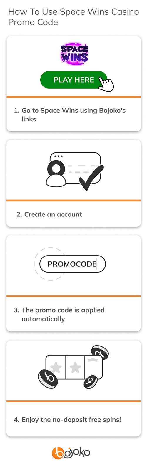 How To Use Space Wins Casino Promo Code