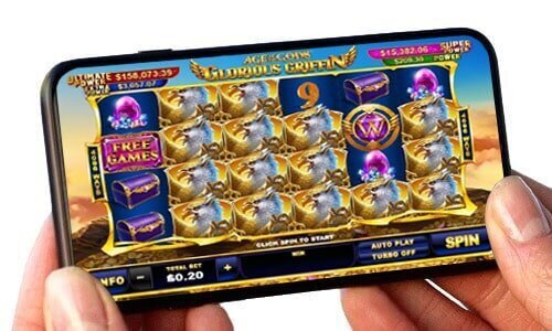 Playtech slot on mobile
