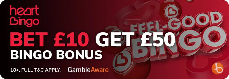 Heart Bingo welcome bonus offer
