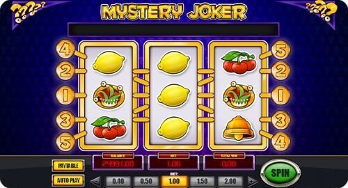 Classic slot with multiple paylines