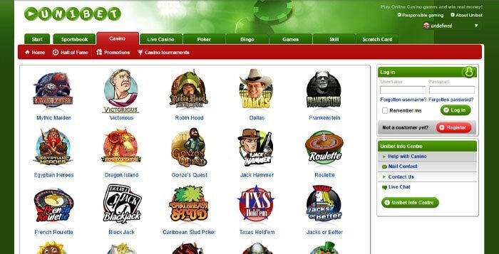 Unibet in November 2011