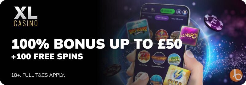 XL Casino bonus has deposit bonus and spins on Gonzo's Quest