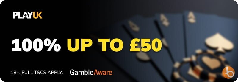 Bonus banner for PlayUK Casino