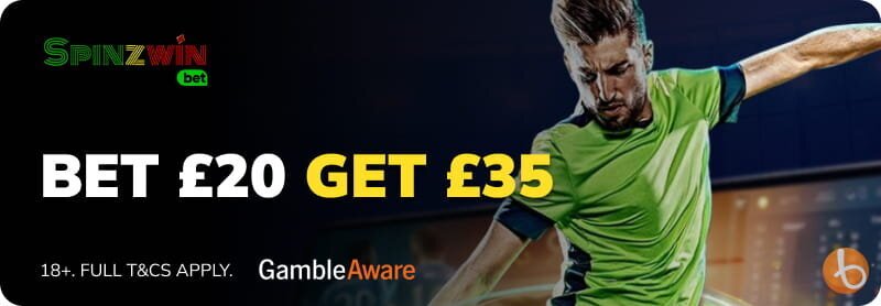 SpinzWin Bet Bonus Banner