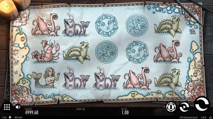 1429 Uncharted Seas slot by Thunderkick