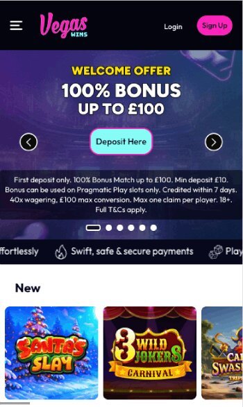 Vegas Wins on mobile