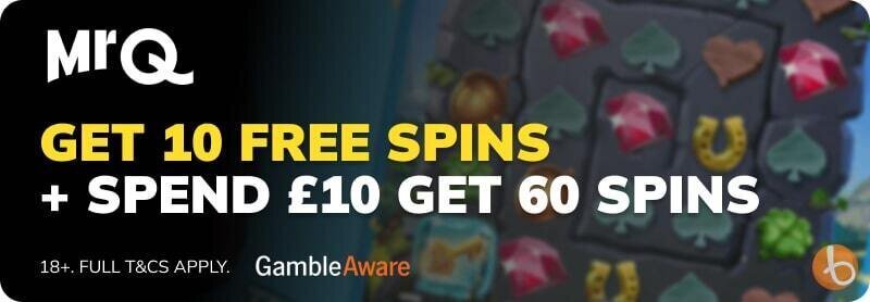 MrQ Bingo bonus banner