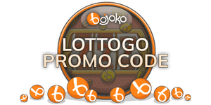 Bojoko-branded text Lottogo promo code
