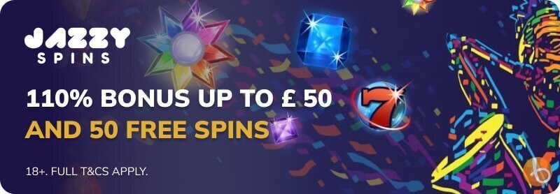 Jazzy Spins has versatile bonus for new players