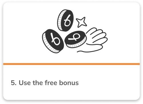 How to claim online casino no deposit bonus step 4