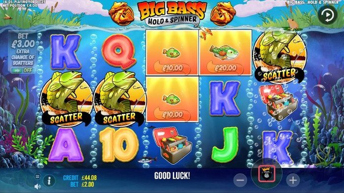 This is how Big Bass Bonanza Hold and Spinner slot looks like