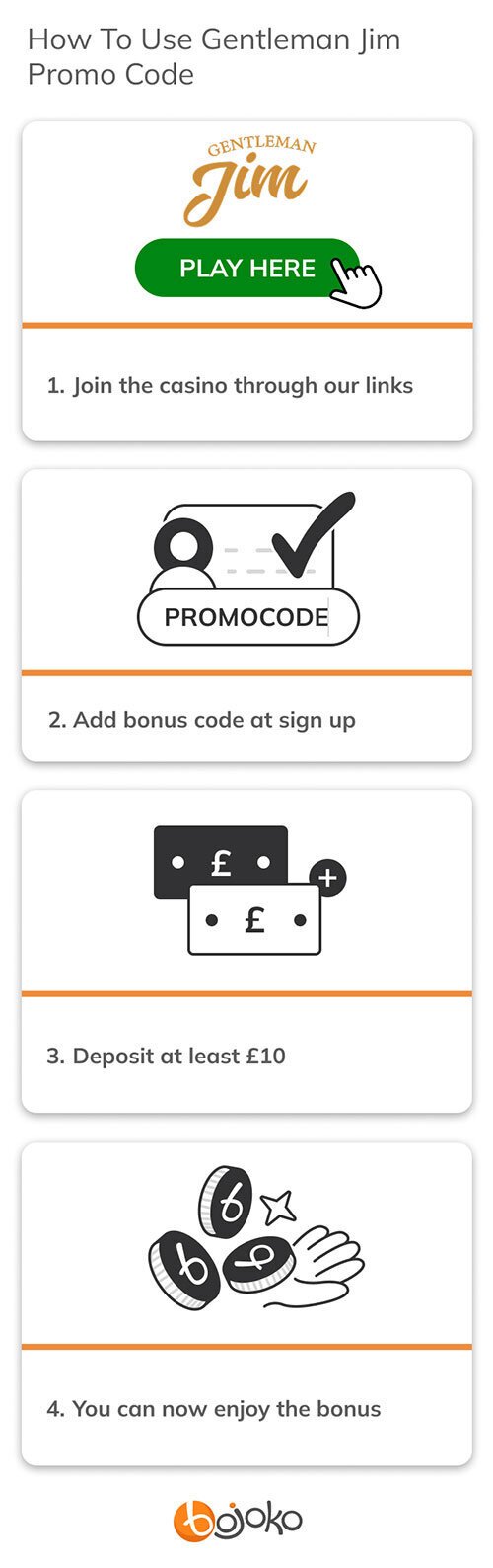 How To Use Gentleman Jim Promo Code