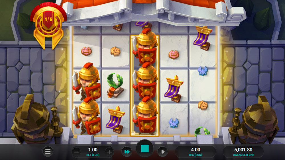 Marching Legions slot has a high RTP and walking wild respins