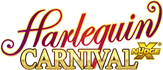 Harlequin carnival logo