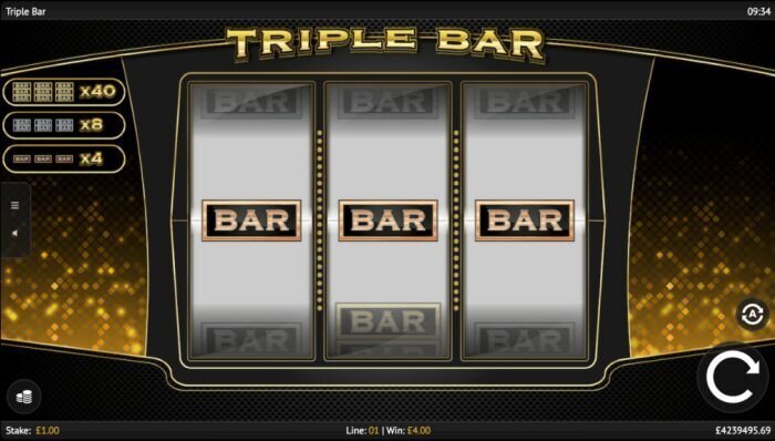 Triple Bar slot by 1x2gaming