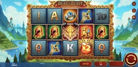 Beat the Beast Dragon's Wrath slot game by Thunderkick