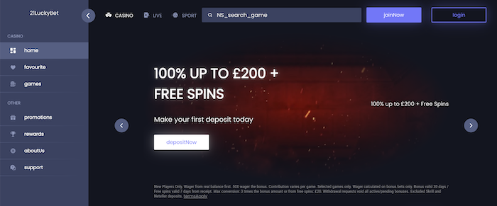 21LuckyBet in November 2023