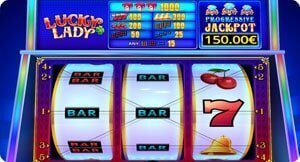 Progressive slot machine