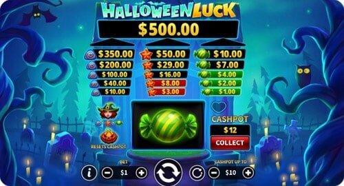 Halloween Luck 1 line slot