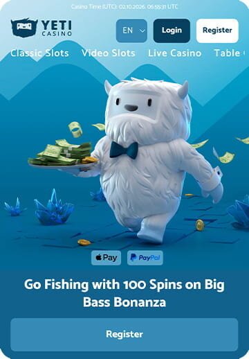 Yeti Casino free spins offer