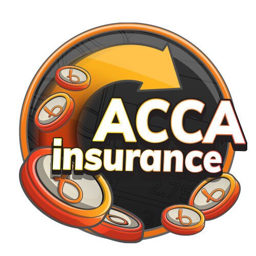 An illustration of a Acca insurance bonus with a round arrow and Bojoko coins