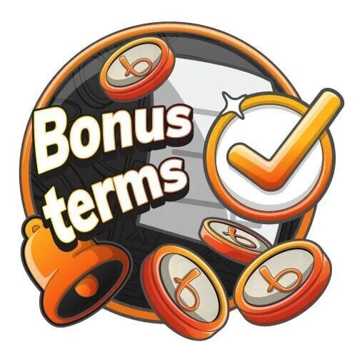 Terms and conditions for bonuses