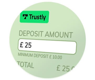 An example of Trustly deposit screen