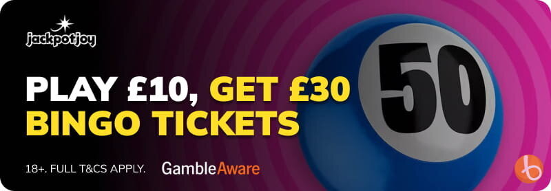 jackpotjoy bingo welcome bonus