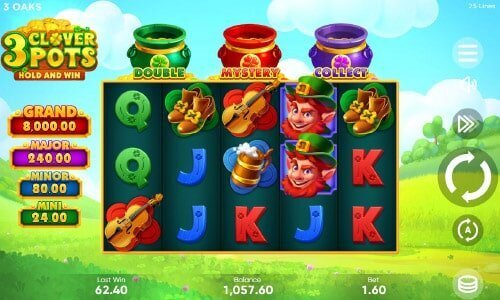3 Clover Pots by 3 Oaks Gaming