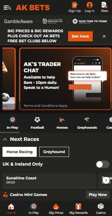 AK Bets mobile