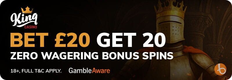 King Casino welcome bonus