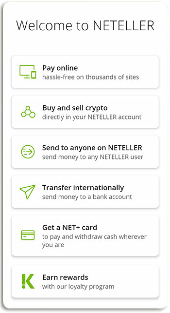 Stats about using Neteller in different industries