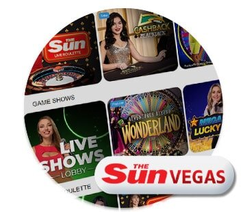 The Sun Vegas logo