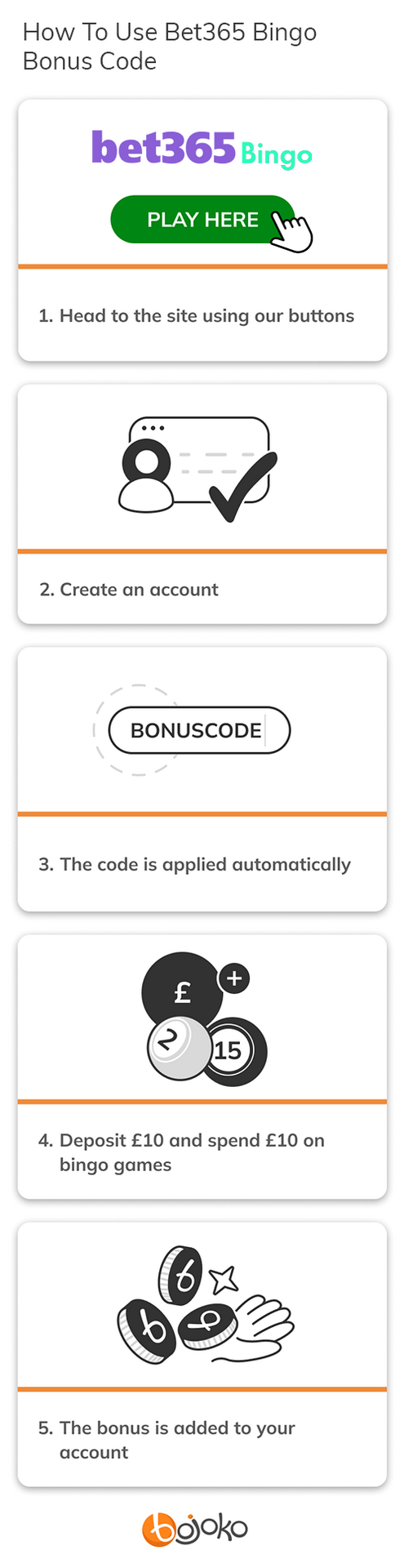 How to use Bet365 Bingo bonus code easy steps