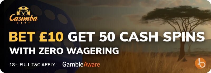 Casimba Casino welcome bonus