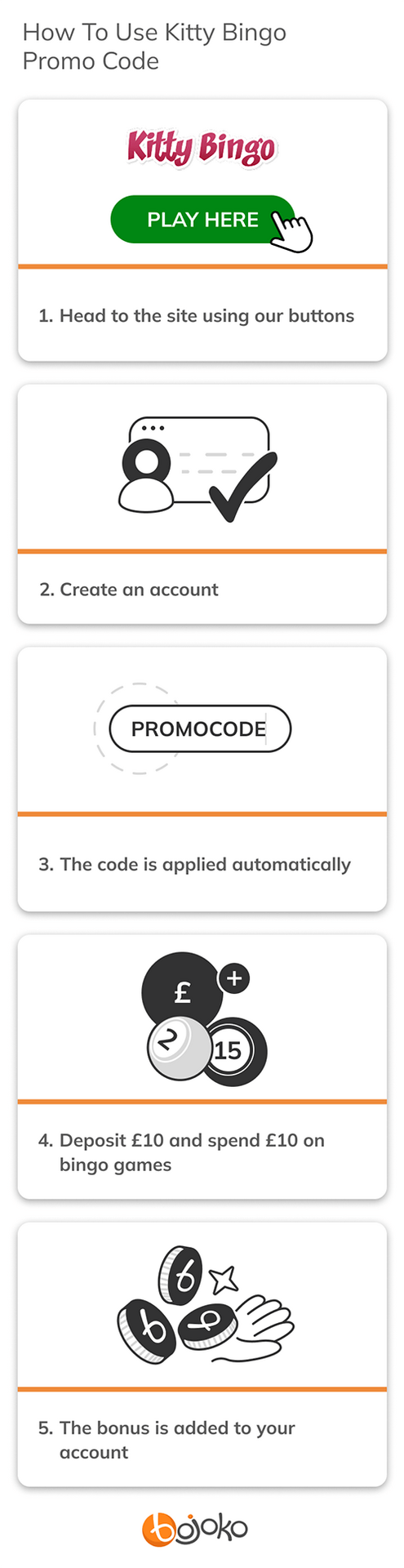 How to use Kitty Bingo promo code