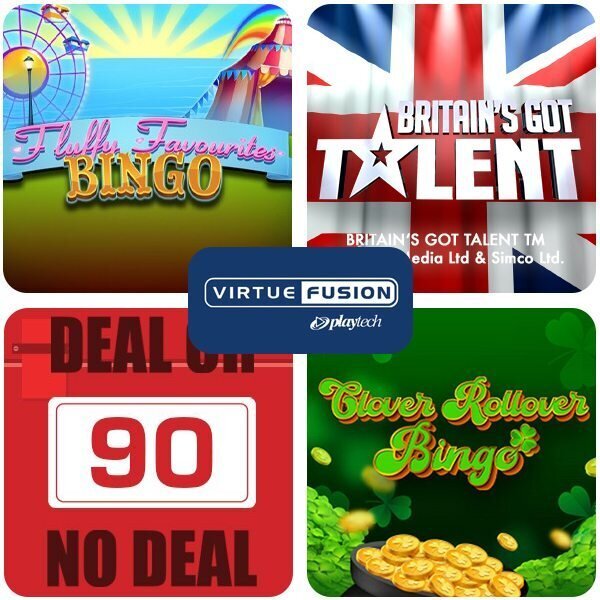 A snapshot of some of the bingo games developed by Virtue Fusion / Playtech