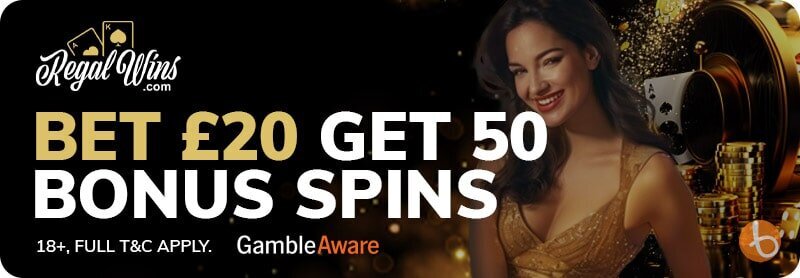 Regal Wins welcome bonus offer