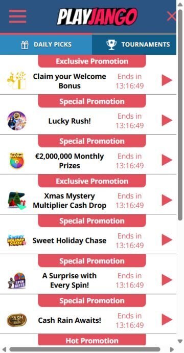 Play Jango on mobile