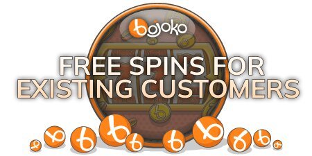Bojoko branded text free spins for existing customers