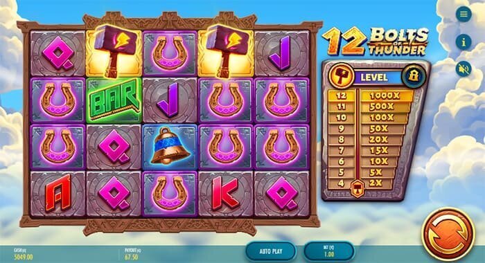 12 Bolts of Thunder slot screenshot