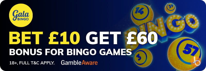 Gala Bingo welcome bonus