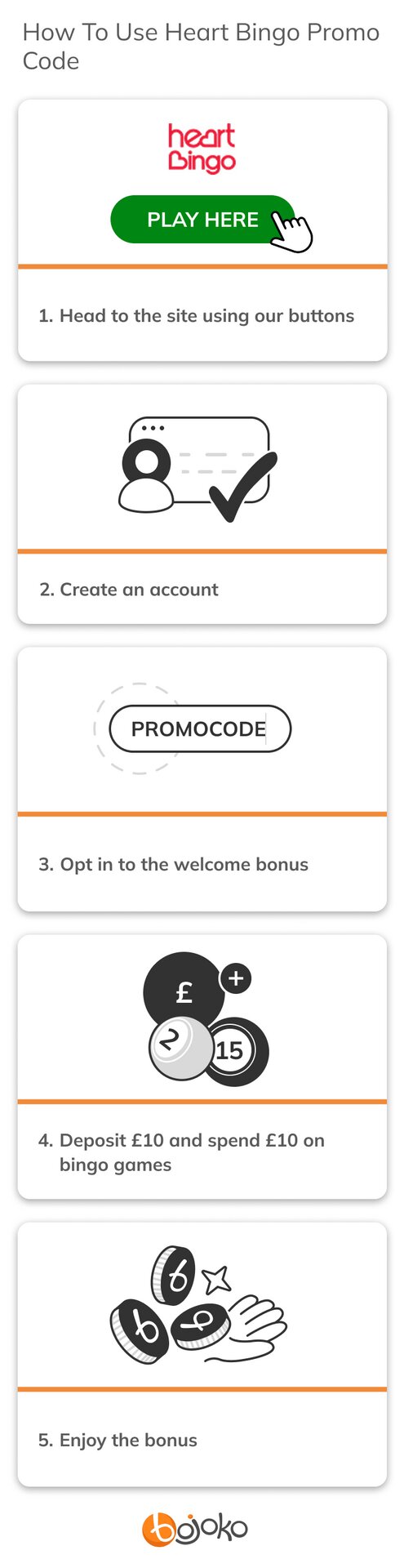 How to use Heart Bingo promo code