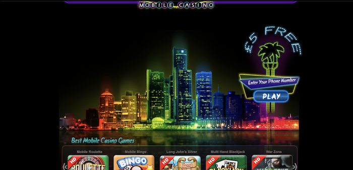 Vegas Mobile Casino in March 2014