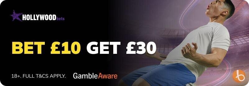 Betting offer for Hollywoodbets