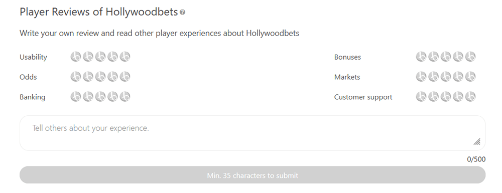 User reviews on betting sites