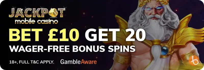 Jackpot Mobile Casino bonus offer