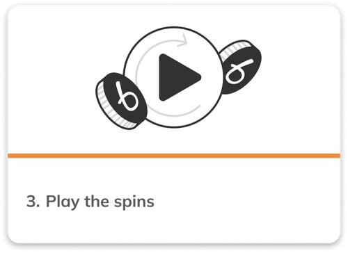 How do free spins work step 3