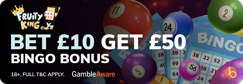 Fruity King bonus for bingo
