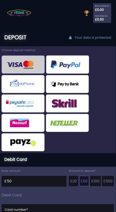 Choose a payment method
